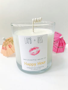 Lamb + Kiss Happy Hour Natural Soy Candle