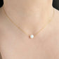 Blueyejewelry Waterproof Necklace Gold Pearl Chains