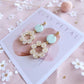 Clay Petal The Ellie - Mint Green Floral Clay Earrings