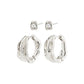 Pilgrim Earrings Feel 2-in-1 Set