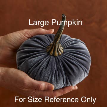 YHC Handmade LARGE Velvet Pumpkins