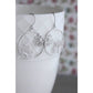 APPE Daisy Hoop - Silver Floral Filigree Earrings