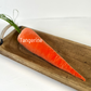 Handmade Velvet Carrots: Luxe Burnt Orange