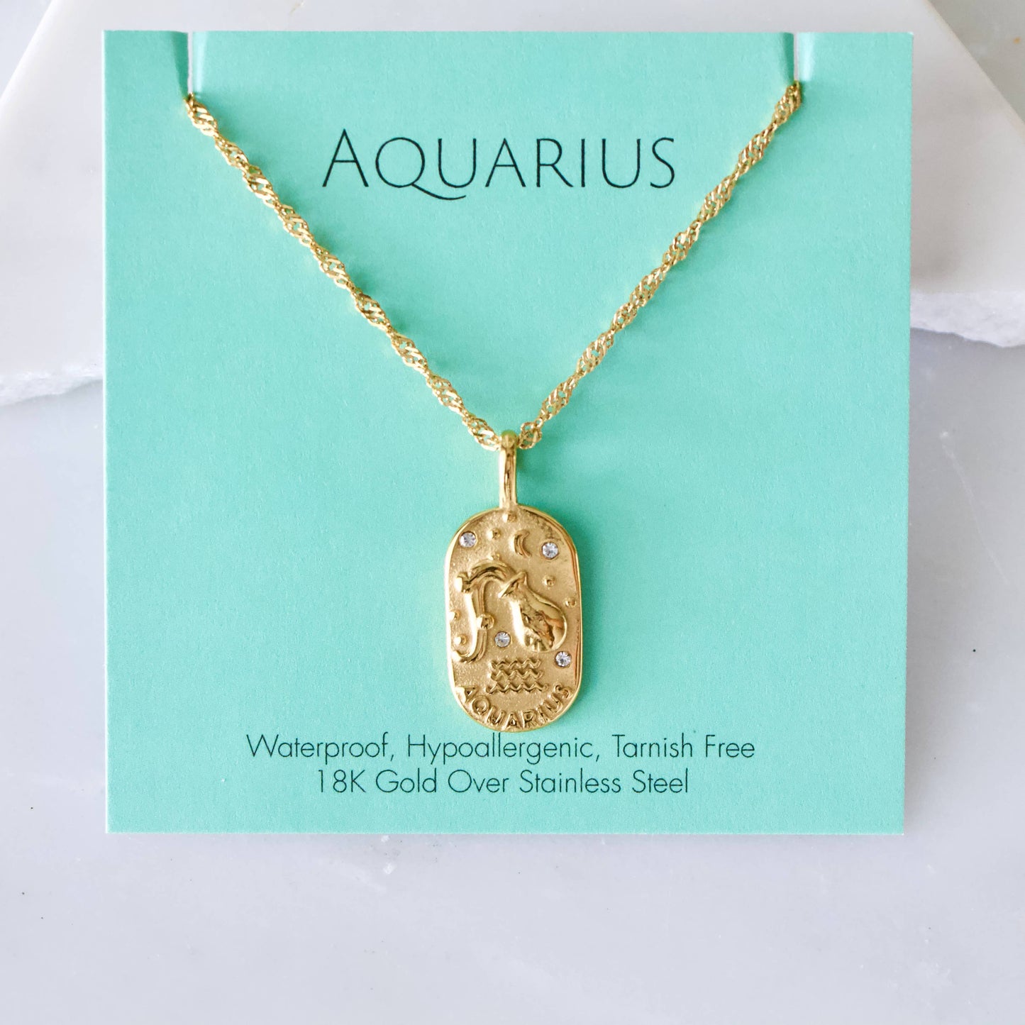 MBN Waterproof Zodiac Sign Tarnish Free: ARIES