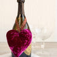 Handmade Velvet Hearts: Pink