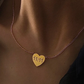 HoopLa Style Waterproof Necklace Gold on Stainless Steel 11:11 Heart  