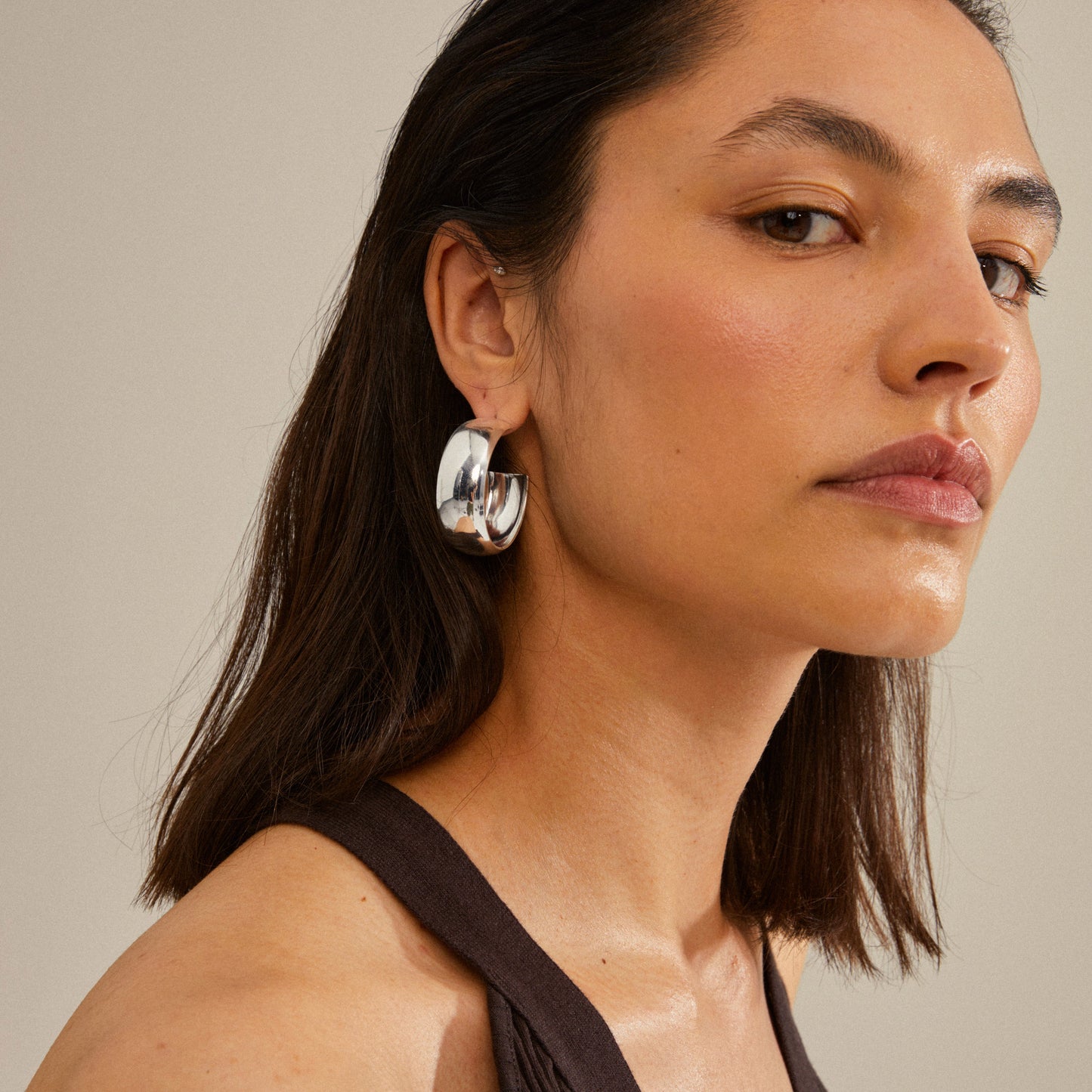 Pilgrim Earrings Naia Chunky Hoop