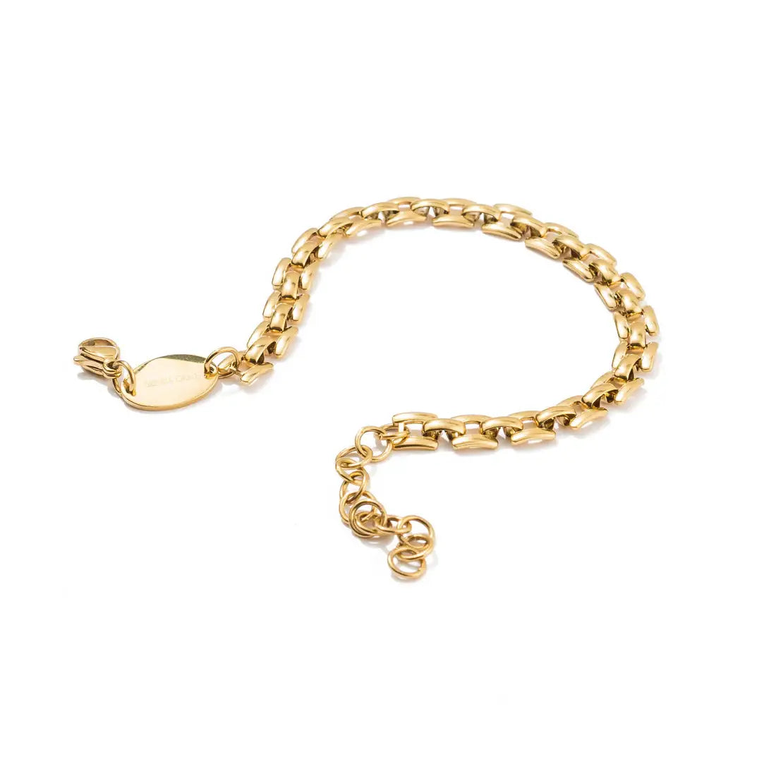 Brenda Grands Waterproof Bracelet Squared Chain