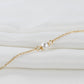 Blueyejewelry Bracelet Dainty Pearl Gold Chain