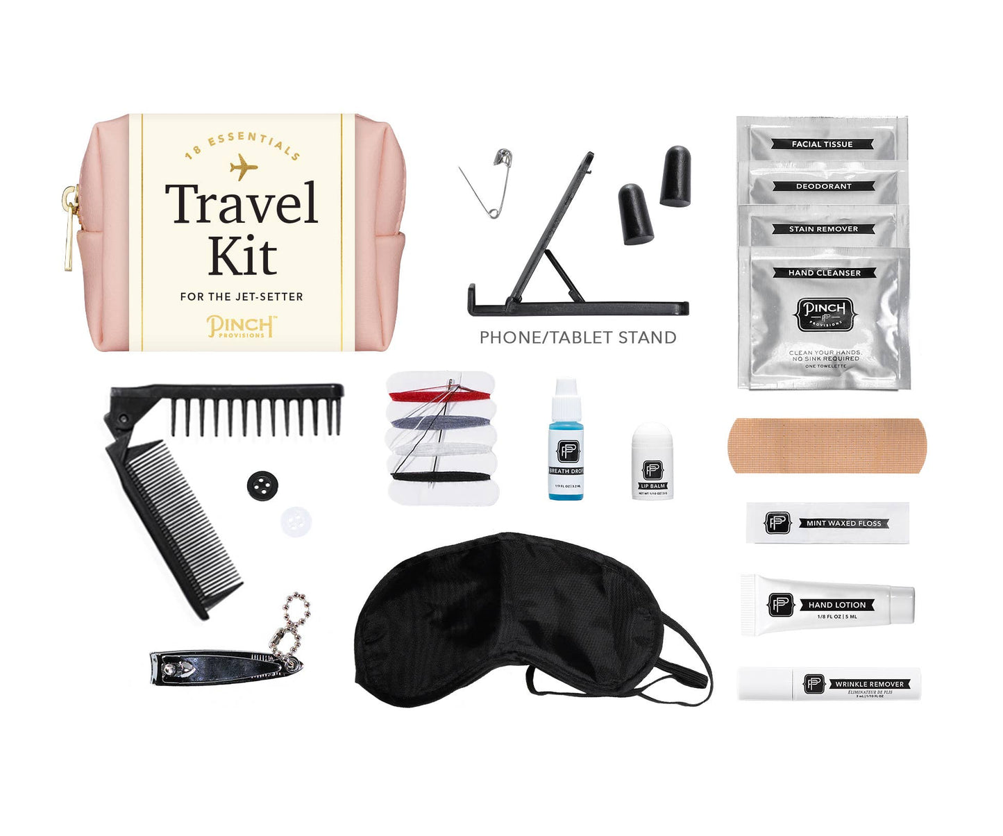 Unisex Travel Kit - Available in 8 colors: Blush