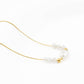 Blueyejewelry Waterproof Necklace Gold Pearl Chains