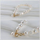 Blueyejewelry Bracelet Dainty Pearl Gold Chain