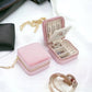 Velvet Jewelry Boxes - Square: Beige