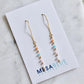 Mesa Blue Pastel Threader Earrings