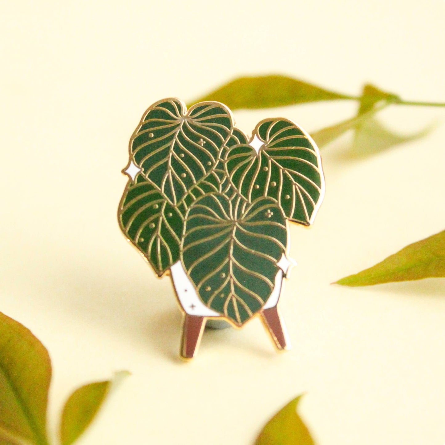 Enamel Pin Philodendron Gloriosum