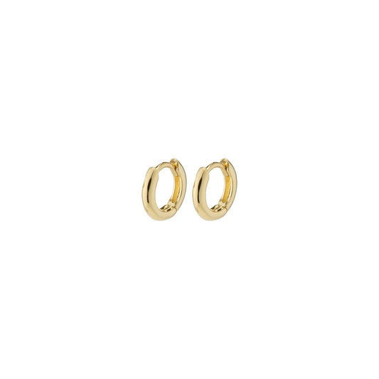 Pilgrim Earrings Tyra Recycled Chunky Mini Hoop Gold
