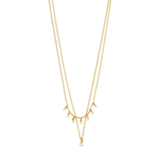 PN SIA Crystal Chain 2in1 Gold