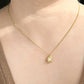 Blueyejewelry Waterproof Necklace Gold Pearl Chains