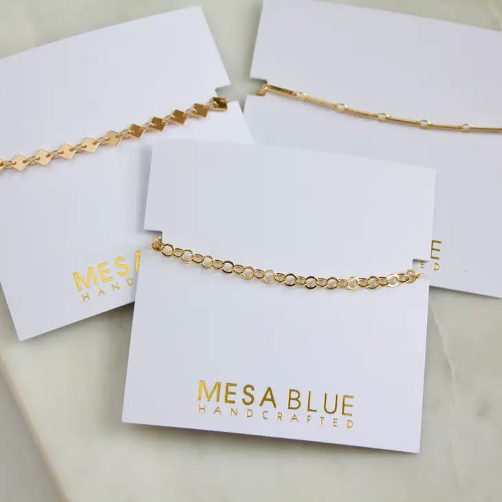 Mesa Blue Diamond Chain Bracelet