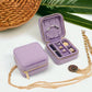 Velvet Jewelry Boxes - Square: Light pink