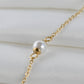 Blueyejewelry Bracelet Dainty Pearl Gold Chain