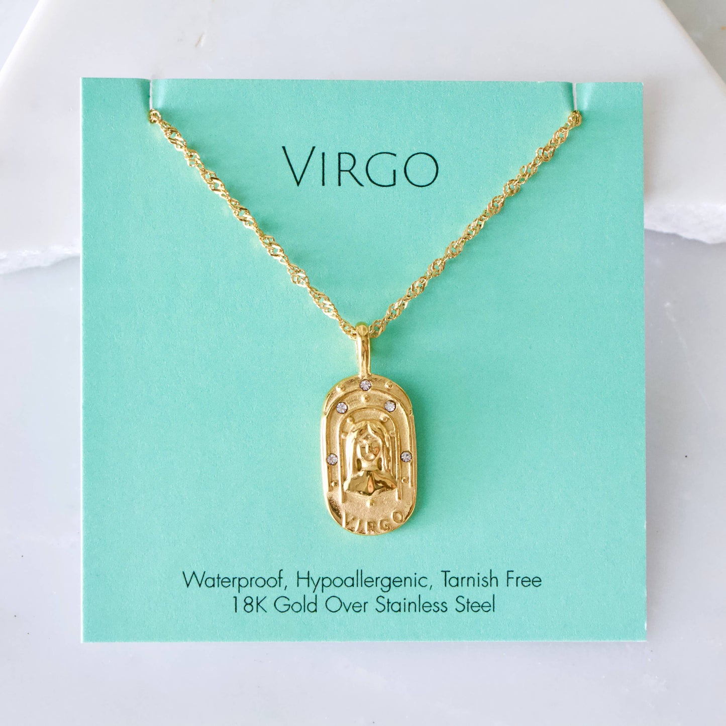 MBN Waterproof Zodiac Sign Tarnish Free: ARIES