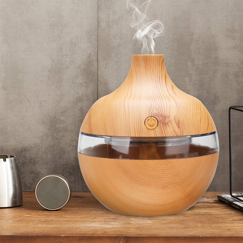 Wood Grain LED Humidifier