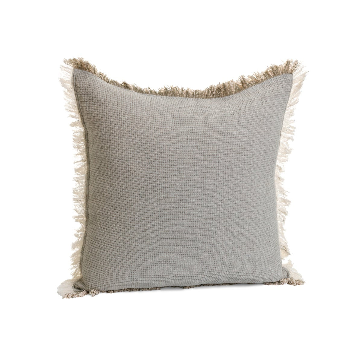 Pillow Cotton Reversible Sage Beige 24x24