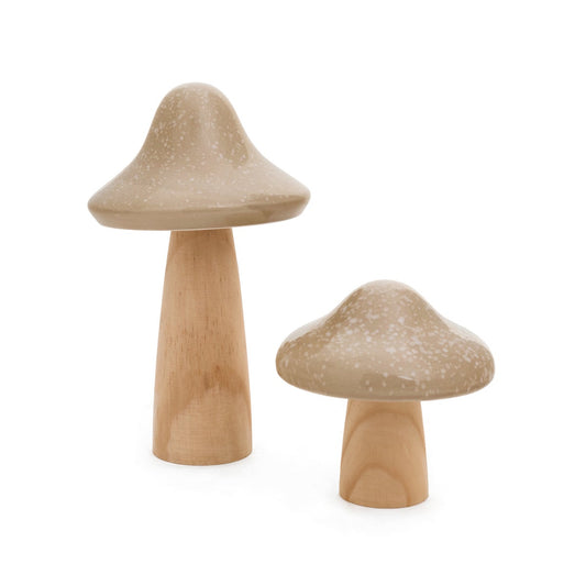 Decor Large Mushroom Taupe