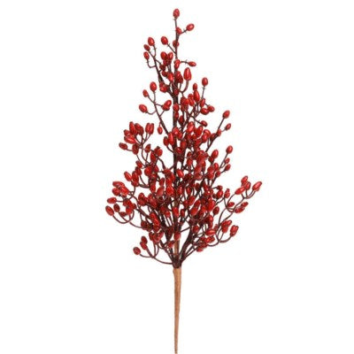 Spray Rosehip Berry Red 26"