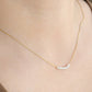 Blueyejewelry Waterproof Necklace Gold Pearl Chains