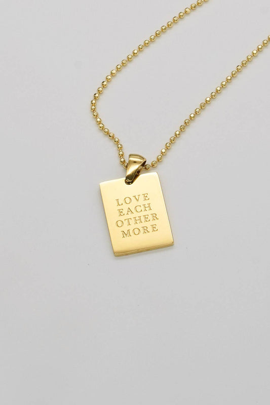 Brenda Grands Waterproof Necklace Love Each Other