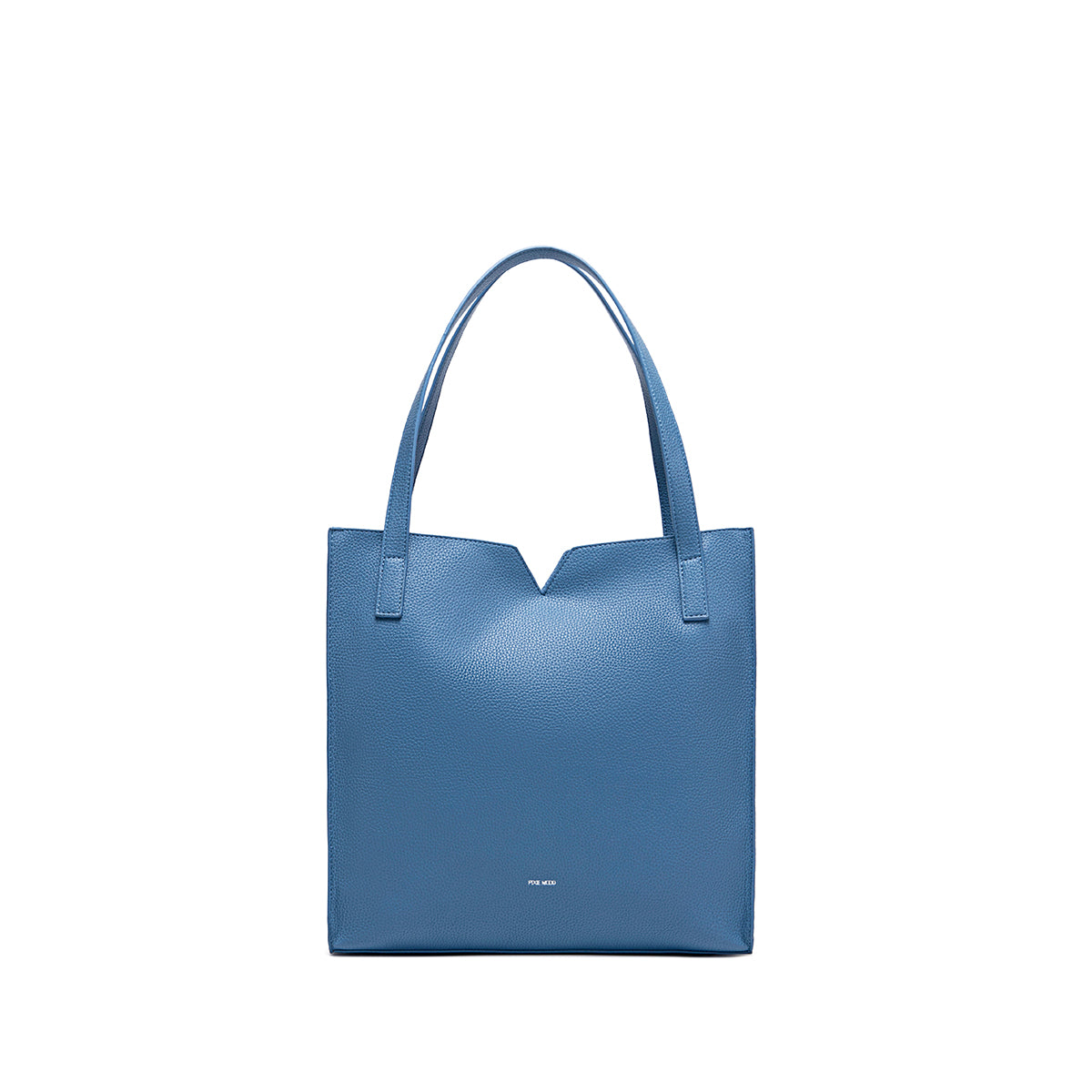 PM Alicia Tote Muted Blue Pebbled