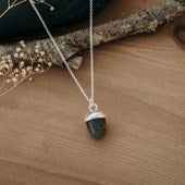 Wild Abandon Necklace Acorn Labradorite