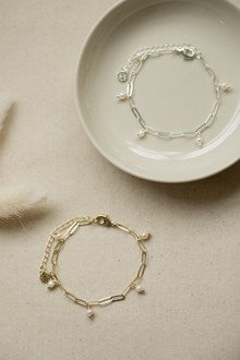 Glee Bracelet Beatrice with White Pearl