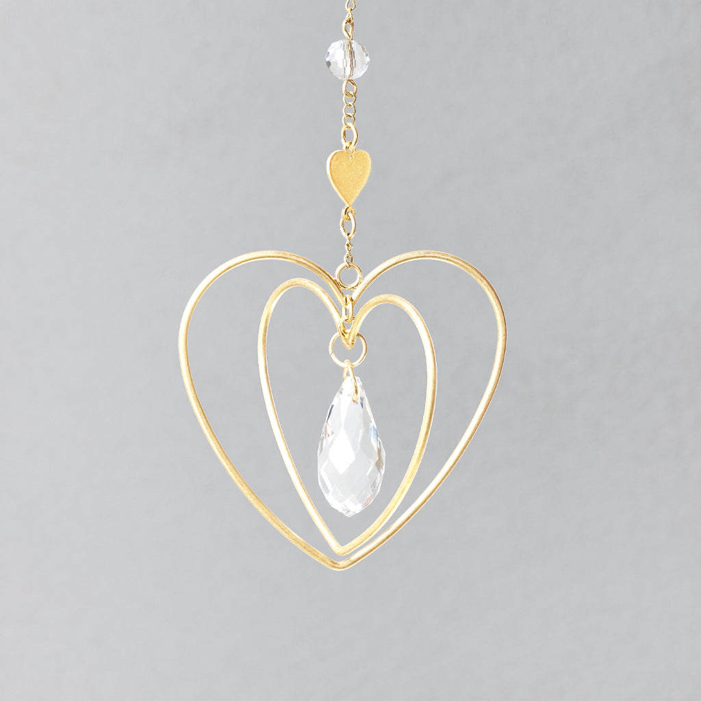 Mini Suncatcher Heart Love