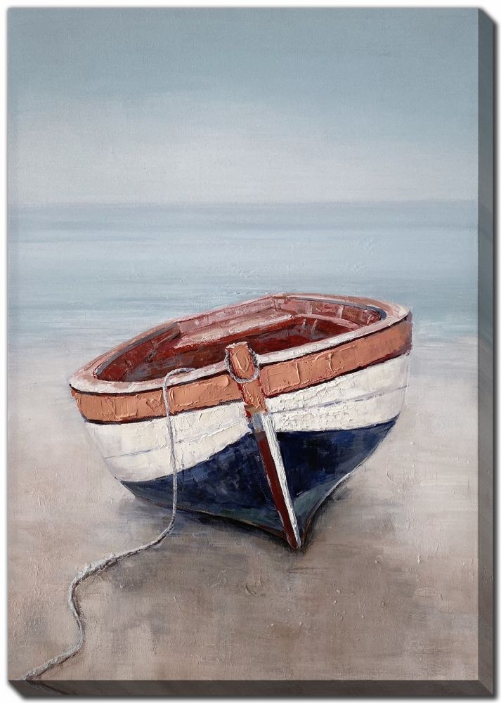 Art: Canoe on Shore 28x40