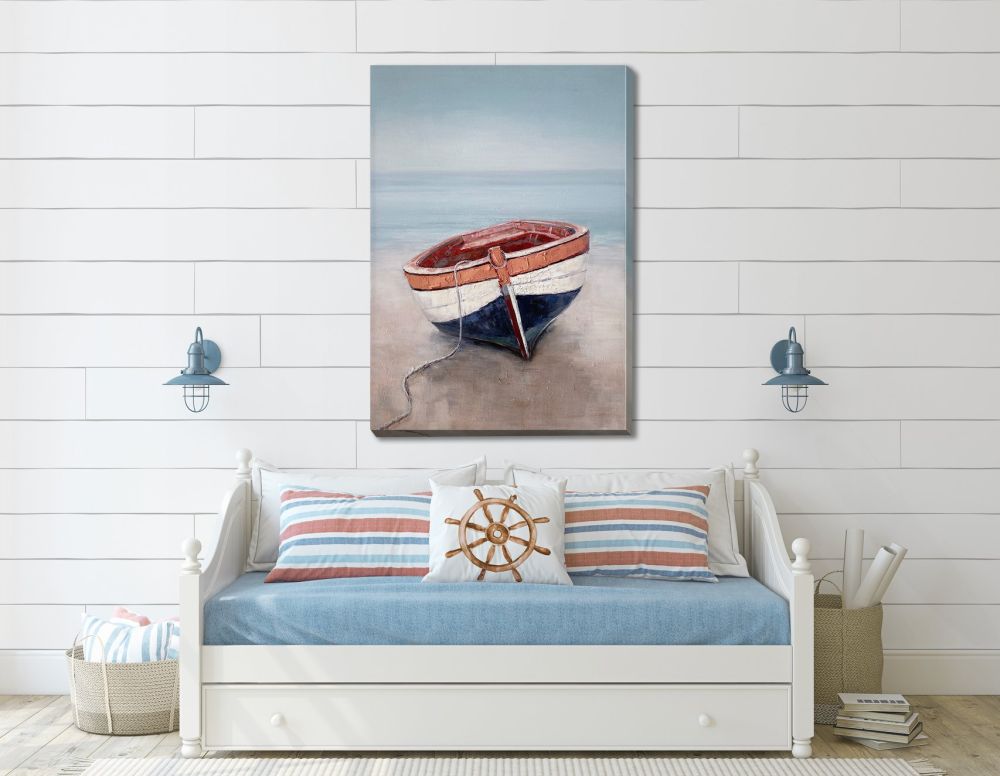 Art: Canoe on Shore 28x40