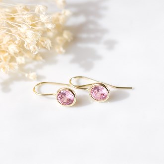 Glee Earrings Dazzle Pink