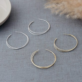 Glee Earrings DuoLuxe Hoops