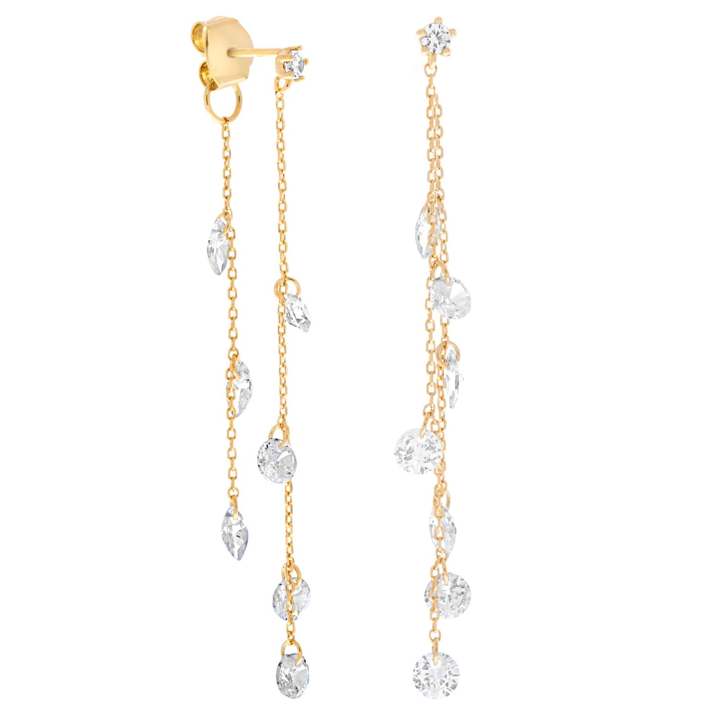 GCE Dew Drop Earrings Gold