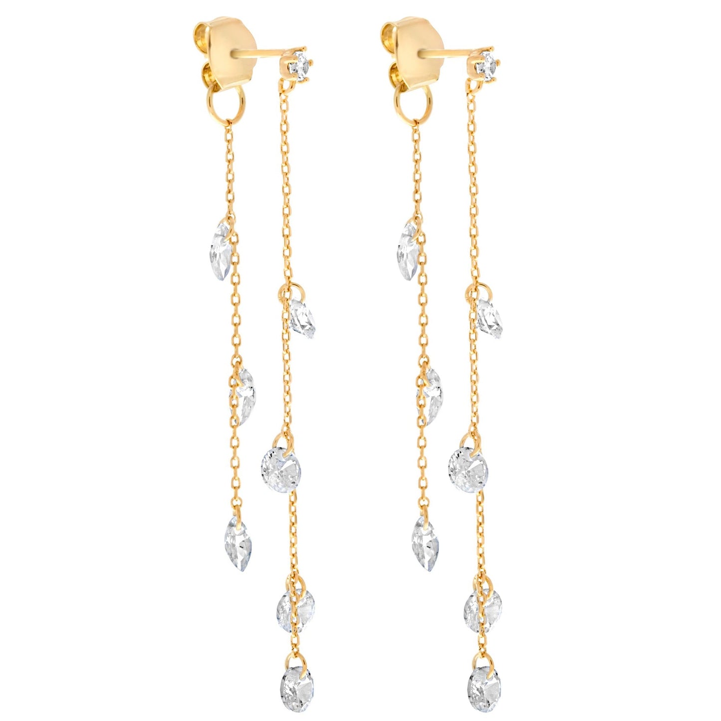 GCE Dew Drop Earrings Gold