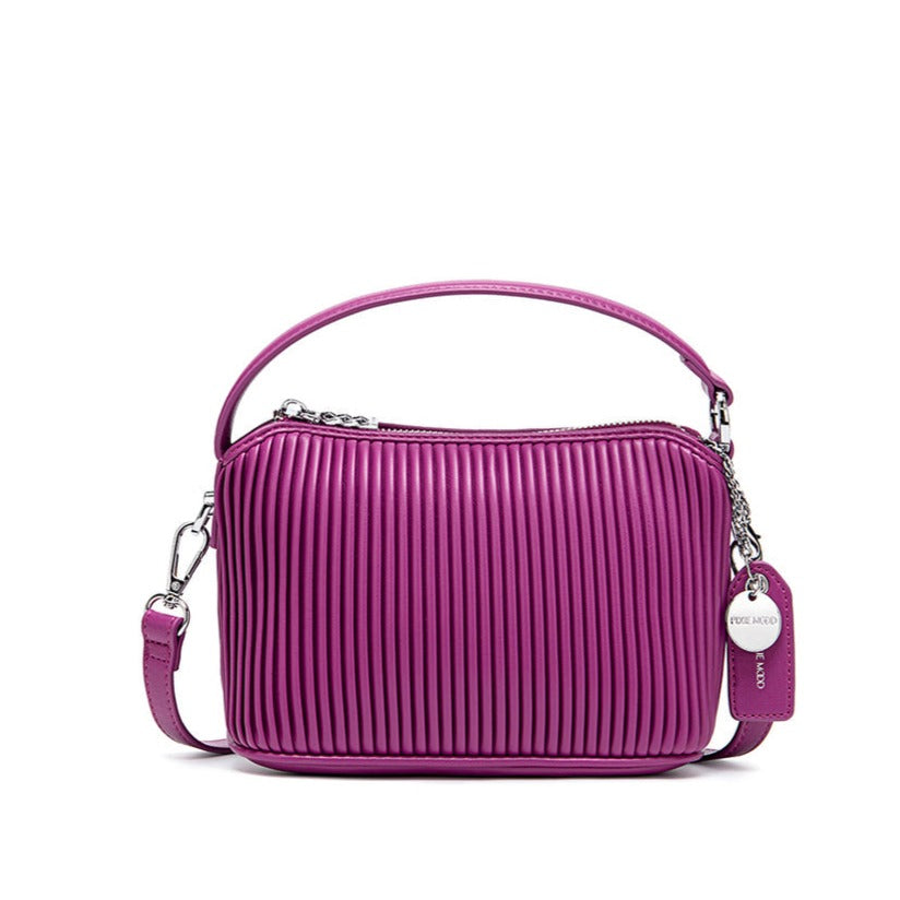 PM Ella Crossbody Pink Pleated