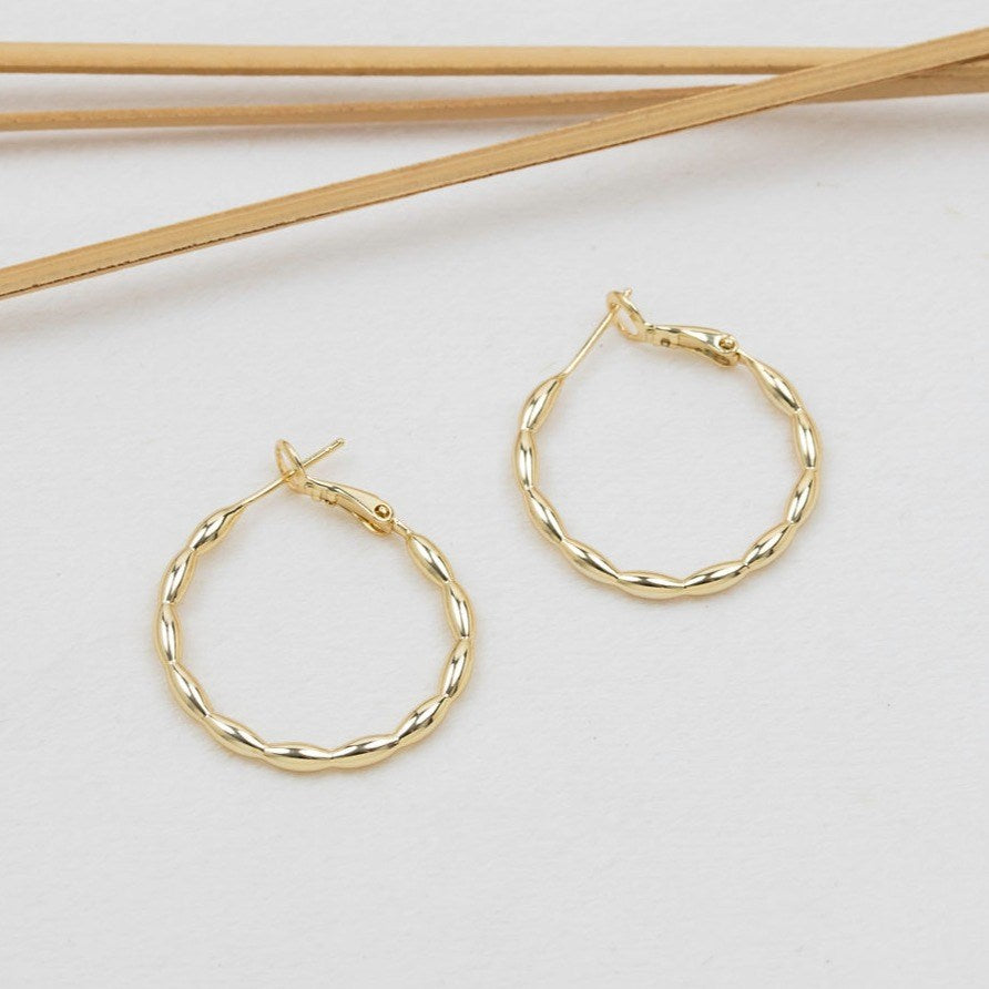 Glee Earrings Effortless Hoop