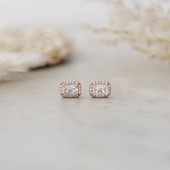 Glee Earrings Empress Rose Gold