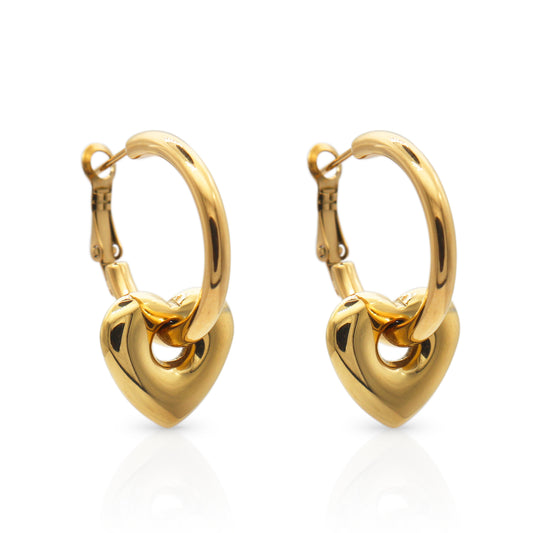 LTE Waterproof Flirt Earrings Gold