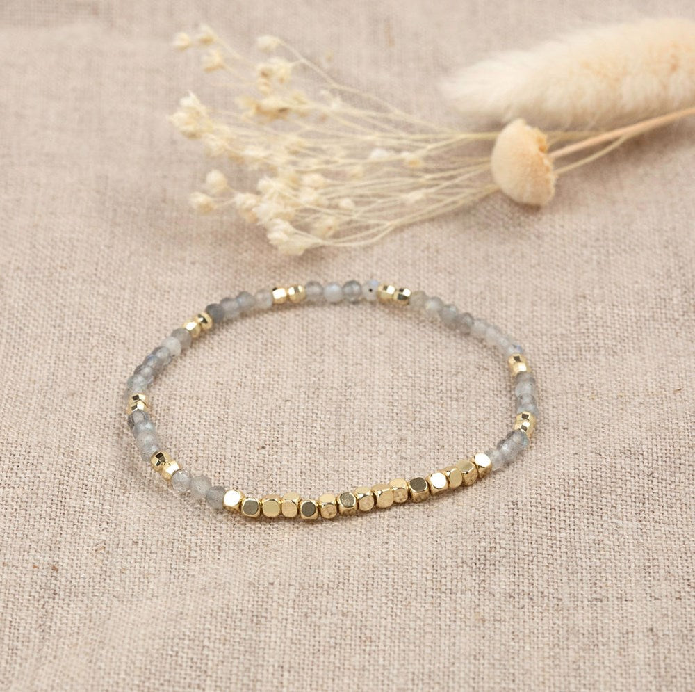 Glee Bracelet Gracey Gold Labradorite