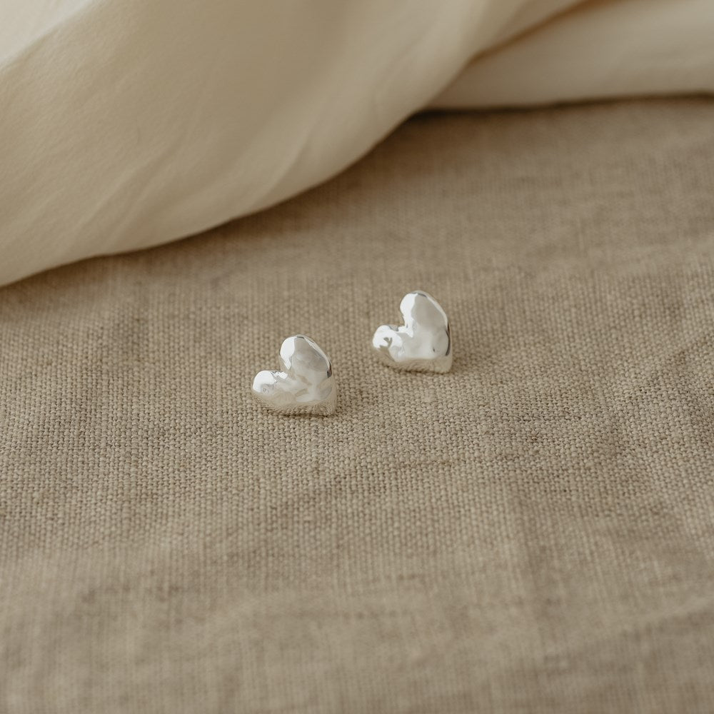 Wild Abandon Huge Heart Studs