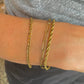 Nikki Smith Waterproof Bracelet Rope Gold