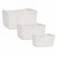 Set of Off White Weaved Baskets